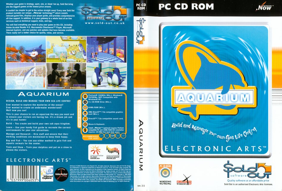 Aquarium front cover