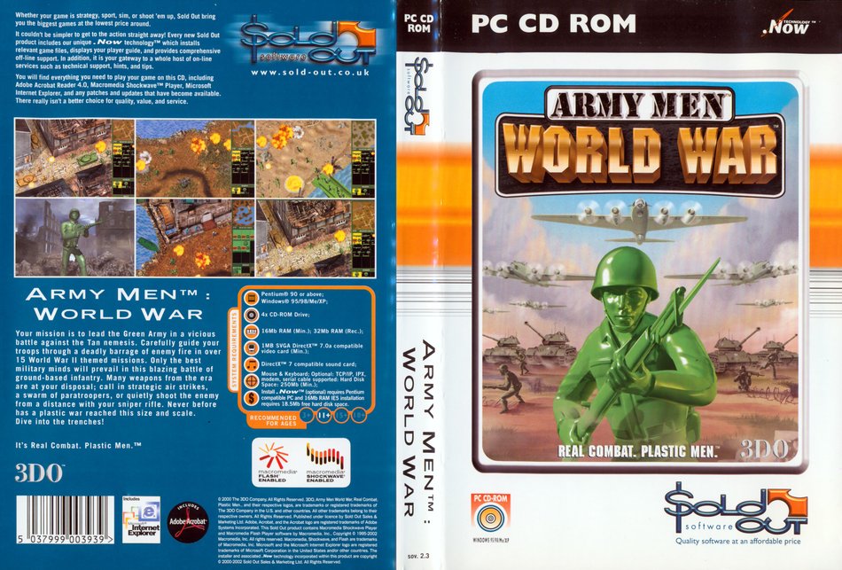 Army Men: World War front cover