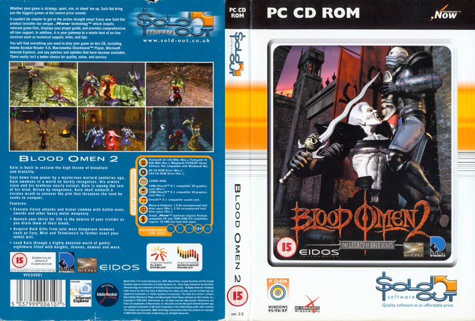 Blood Omen 2 front cover