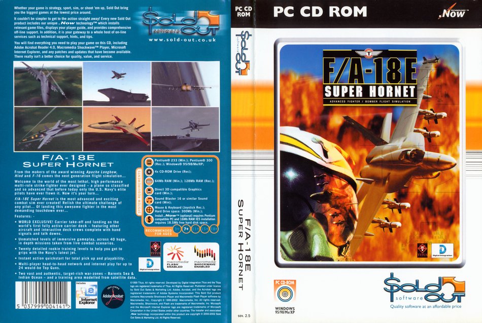 F/A-18E Super Hornet front cover