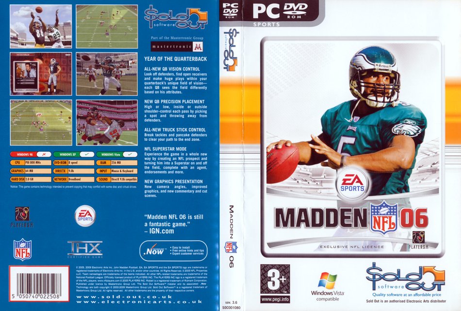 Madden 06 front cover