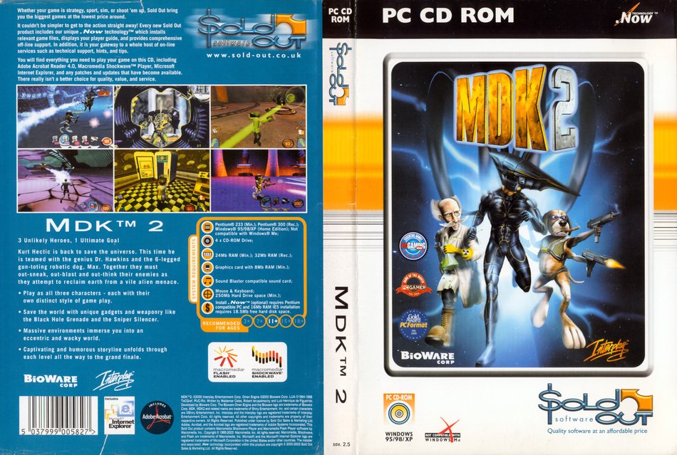 MDK 2 front cover