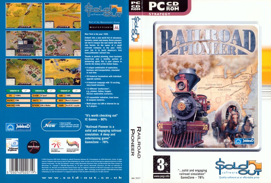 Railroad Pioneer front cover