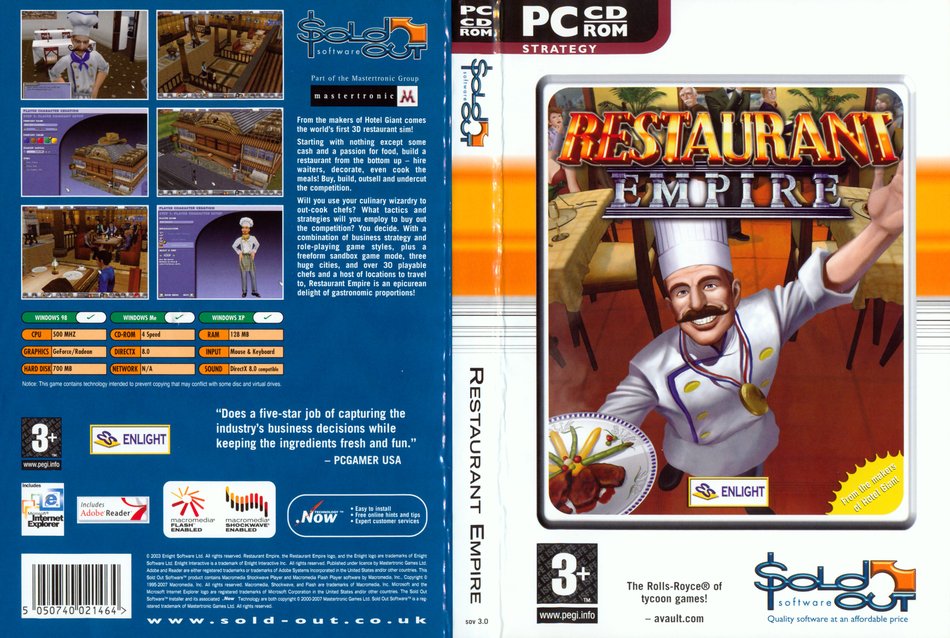 Resturant Empire front cover
